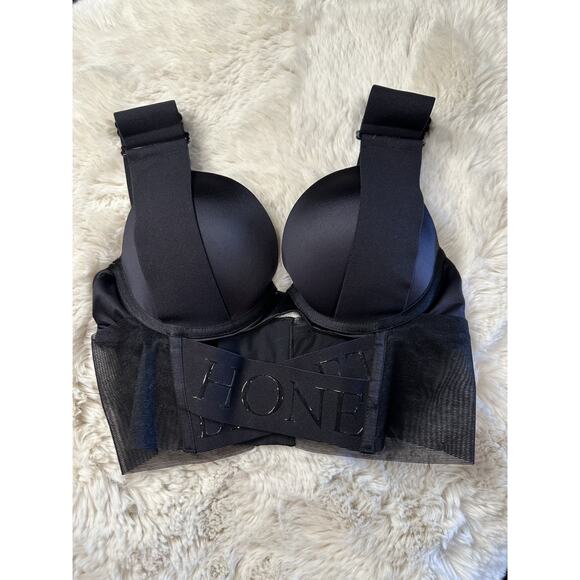 Honey Birdette ALEXIS🖤 Black Branded Push Up Bra 32C - Picture 2 of 6